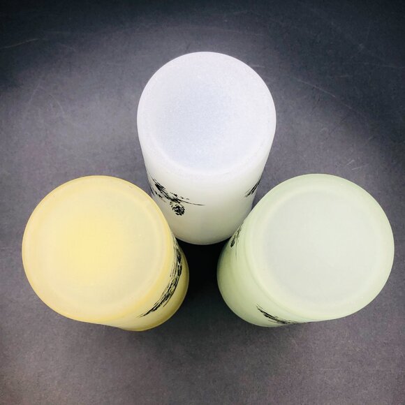 60s Southern Belle Tom Collins Cocktail Glass Set of 3 Frosted Highball Tumblers - Picture 6 of 13